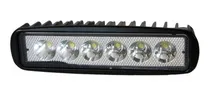 Comprar Barra Faro 6 Led Auxiliar Rectangular 12v 24v Auto Moto 4x4