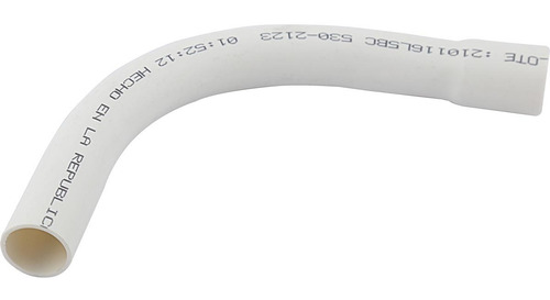 Curva 90° Pvc Conduit 1/2'' Tubrica Pack 12und Al Mayor