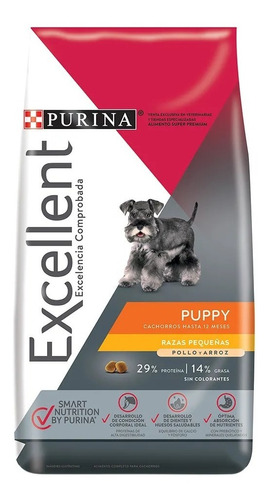 Excellent Purina Dog Puppy Small Breed X 15kg