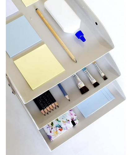 Caixa Correspondência Articulával Tripla Azul Pastel Dello