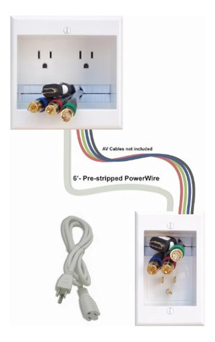 Powerbridge Two-pro-6 Dual Power Outlet Sistema De Gestión