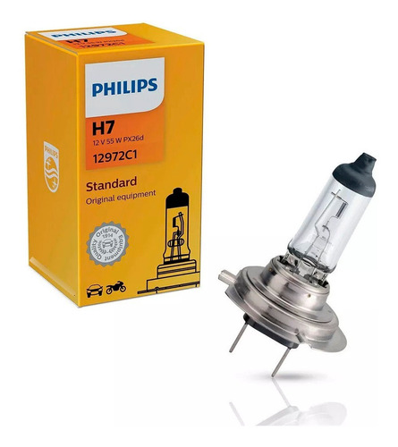 Lampara Philips H7 12v 55w (px26d) Standard