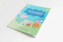 Comprar Libro Editable Para Pintar Imprimible De Peppa Pig Familia