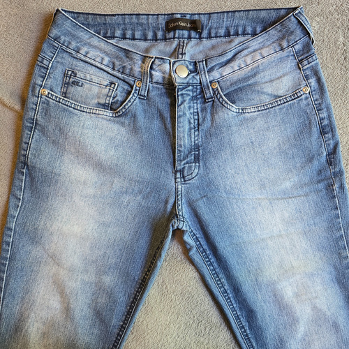 Calça Jeans Calvin Klein 38 40 Slim Perfeito Estado - Zero (Usado)