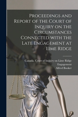 Libro Proceedings And Report Of The Court Of Inquiry On T...