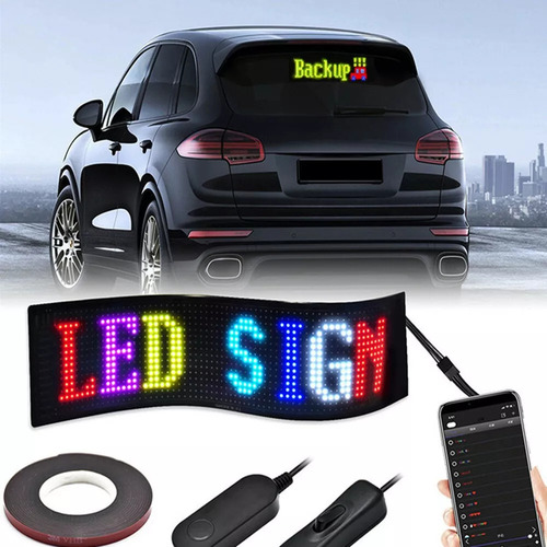 Letrero Led Flexible Programable Para Tienda Y Hotel