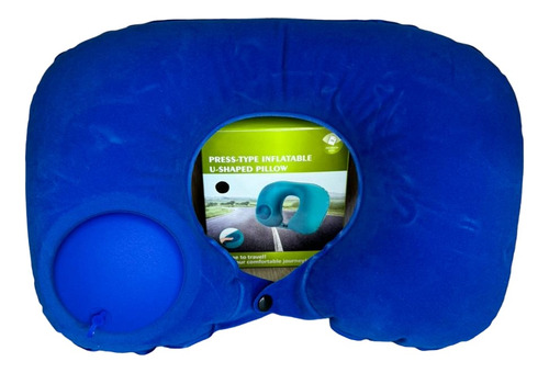 Almohada De Viaje Inflable Con Bomba De Inflado Integrada