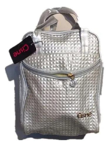 Necessaire Bolsa Térmica Cisne Cor Prata