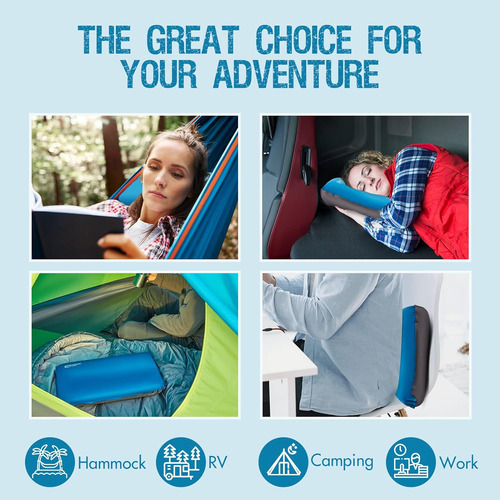 Almohada Para Acampar Autoinflable Portal, Almohada De Campa
