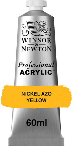 Tinta Acrílica W&n Prof 60ml S3 Nickel Azo Yellow Row