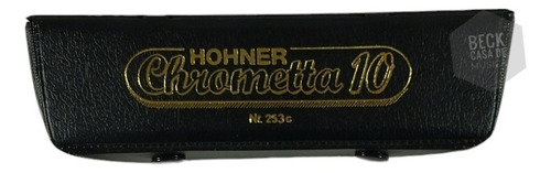 Armónica Cromática 40 Voces Hohner Chrometta 10