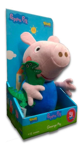 Imagem 2 de 6 de Pelúcia Peppa Pig 26 Cm - Figura George - Sunny Brinquedos