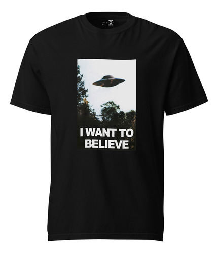 I Want To Believe X Files Mulder Scully Area 51 Ufo Playera
