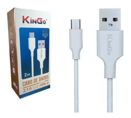 Cabo Carregador E Transmissão De Dados Micro Usb Tipo C 2m