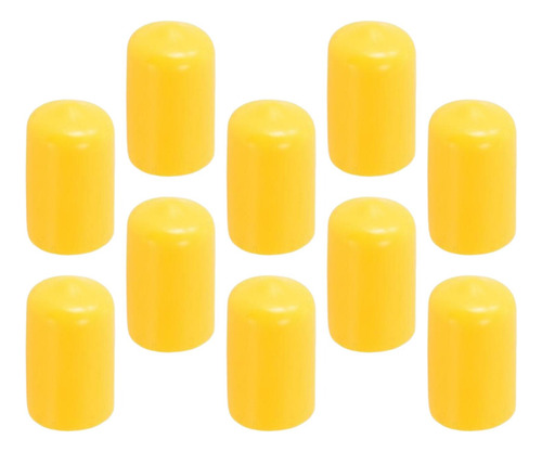 2 X 10x Cue Tip Cover Protector Snooker Accesorios Amarillo
