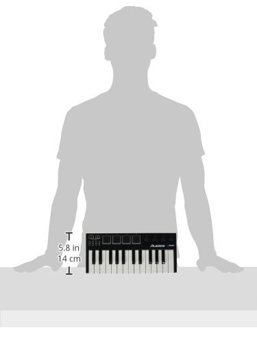Teclado Controlador Midi Alesis Mini V Usb -blakhelmet Nsp