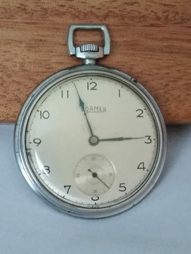 Bonito Reloj De Bolsillo De Cuerda Marca Roamer De Los 40s (Usado)