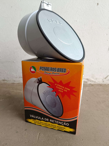 Válvula De Retenção Com Tampa De Aço Para Tubo 100mm
