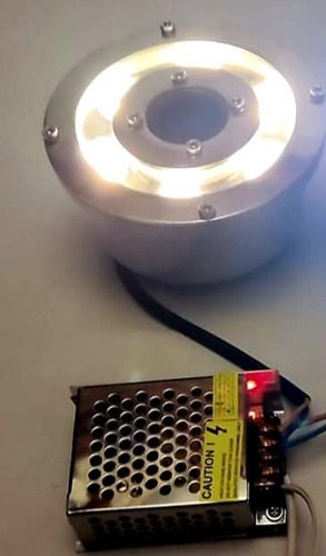 Empotrable Led 6w=60w Sumergible Fuentes Alberca Luz Calida
