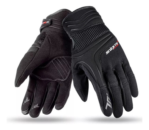 Guantes Moto Hombre Seventy Degrees Sd-c18 Verano Ventilados