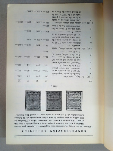 Libro Catálogo Sellos Postales Argentina 1960 (Usado)