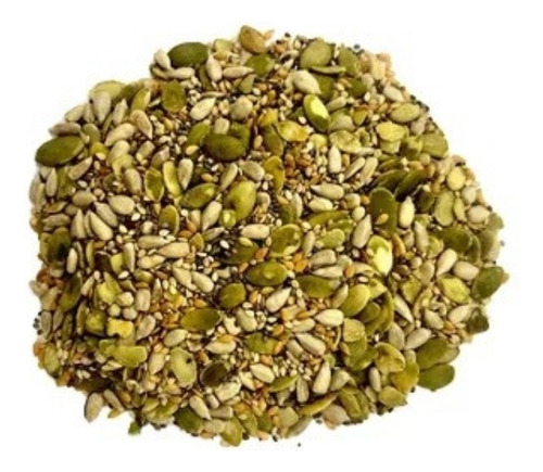 Mix De Sementes Abóbora/girassol/chia/linhaça/gergelim 1kg