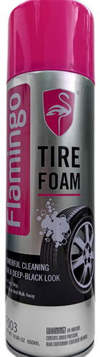 Limpiador De Cauchos En Espuma Tire Foam Flamingo 650ml