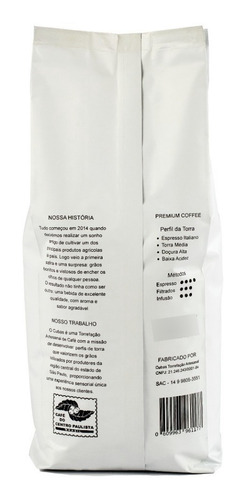 Café Torrado Em Grãos Arábica - Cubas Premium Coffee 5kg.