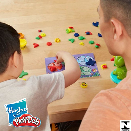 Play Doh Massinha Sapo Frog Um Dia Na Lagoa Hasbro Original