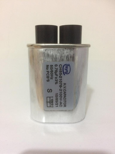 Imagen 2 de 5 de Capacitor Microondas 0.76 Uf X 2100vac
