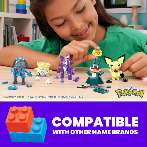 Juguetes De Construcción De Figuras De Acción Mega Pokémon T