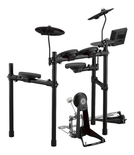 Batería Electrónica Yamaha Dtx432k Con Pedal Bombo Cuo Color Negro
