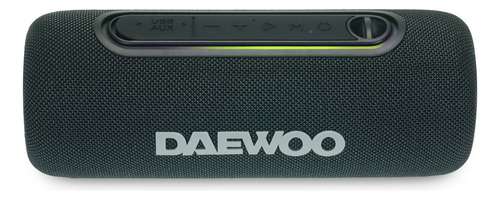 Altavoz Bluetooth Power Tube 160 Daewoo de 45 W, color negro, 110 V/220 V