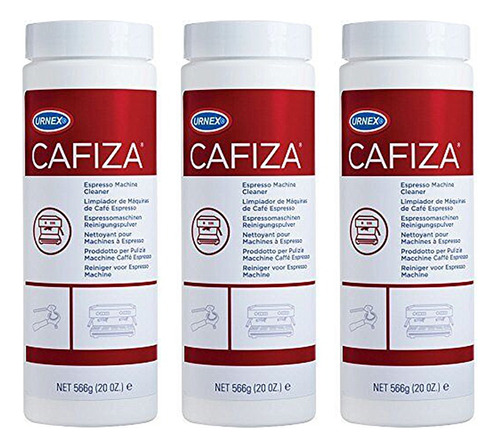 3 Pack Urnex Cafiza - Polvo De Limpieza (3x 566 Gr)