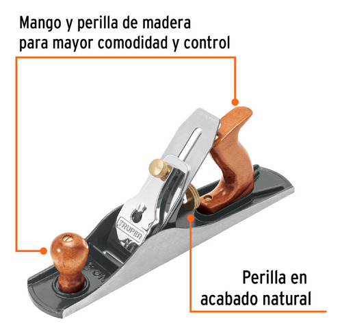 Cepillo Carpintero Estriado No. 5 Truper 12015