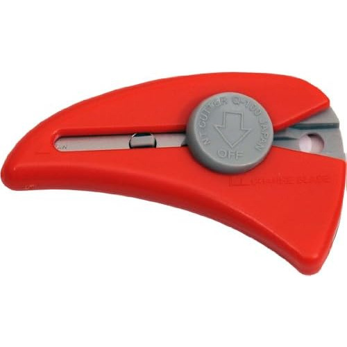 De Seguridad Mini Retráctil, Rojo, 1 Cuchillo (q100pr)