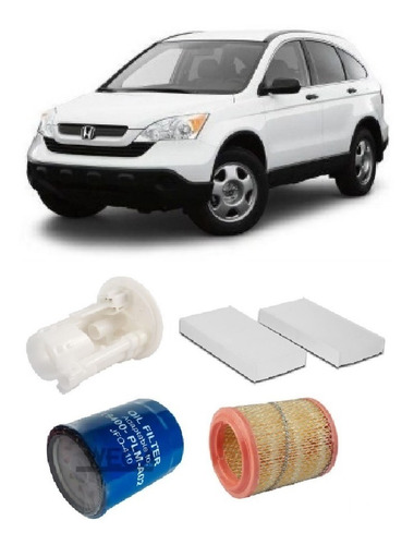 Kit Filtros Honda Crv 2.0 2006 2007