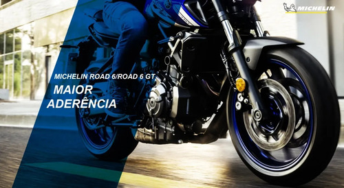Par Pneu Michelin 120/70-19 + 170/60-17 Road 6 S/ Camara