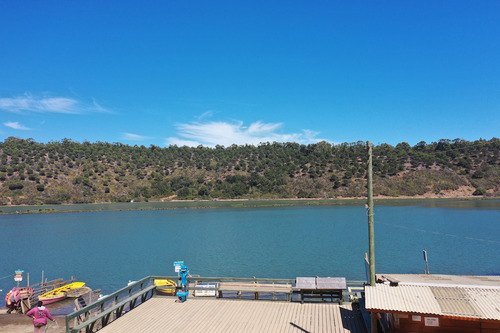 Vista Laguna De Cahuil