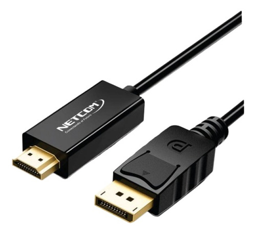 Cable Displayport Dp A Hdmi Netcom De 5 Metros Ultra Hd 4k