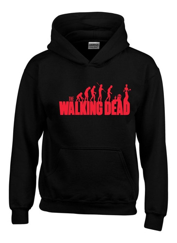 Imagen 2 de 3 de Buzo The Walking Dead Buso Hoodies Capota