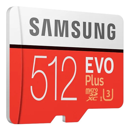 Imagem 2 de 2 de Samsung Micro Sdxc Evo Plus C10 U3 4k 100mb/s 512gb Original