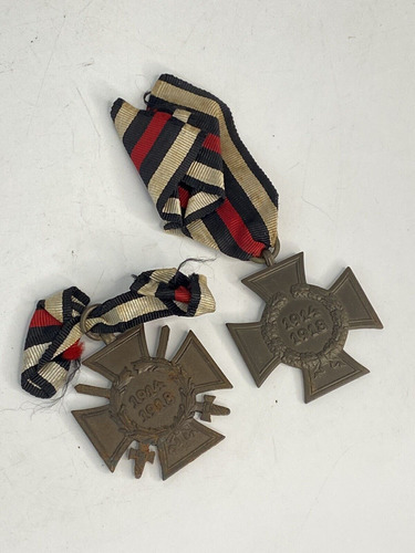 2 Medallas De Honor Cruz De Hierro  Ejército Aleman Nazi