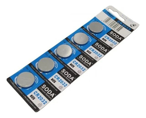 Blister 5 Pilas Cr2032 Bateria 3v Litio