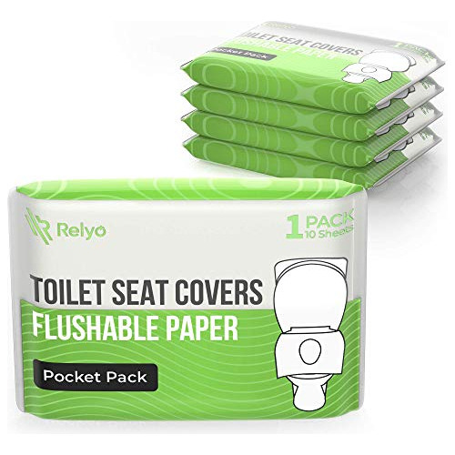 Cubiertas De Asiento De Inodoro Desechables De Papel (p...