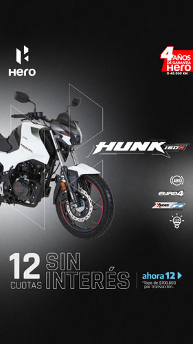 Hero Hunk 160r Honda Yamaha Fz 0km 2023 Ciclofox