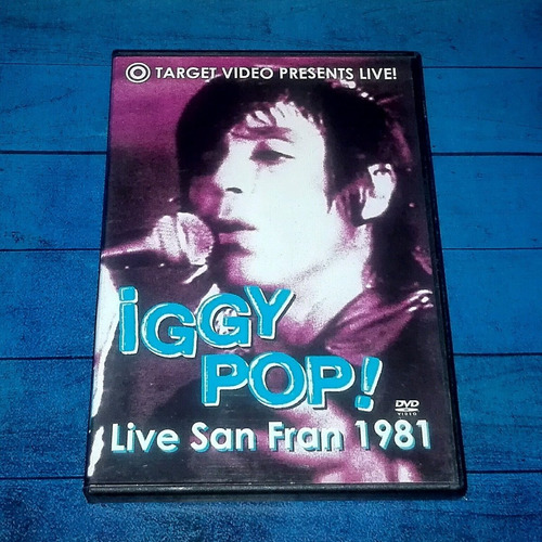 Iggy Pop Live San Fran 1981 Dvd Arg Difu Maceo-disqueria