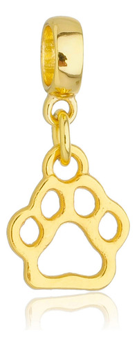 Berloque Pata Patinha Banhado A Ouro 18k Premium