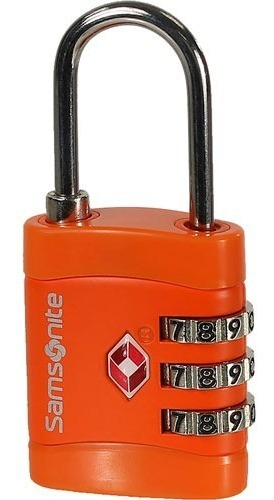 Samsonite Travel Sentry - Fechadura de combinação numérica laranja