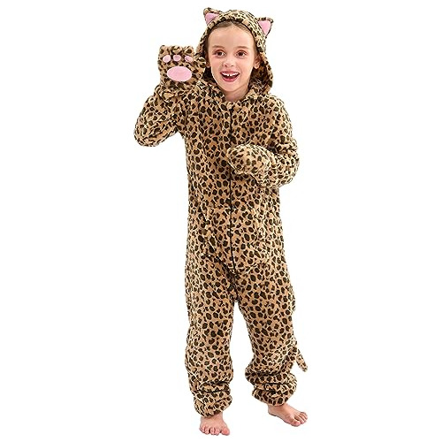 Disfraz De Leopardo De Cheetah Niños Y Niñas, Disfraz...